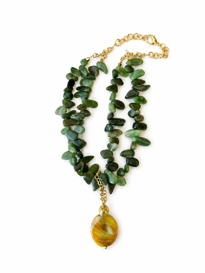 Palm Sun Necklace