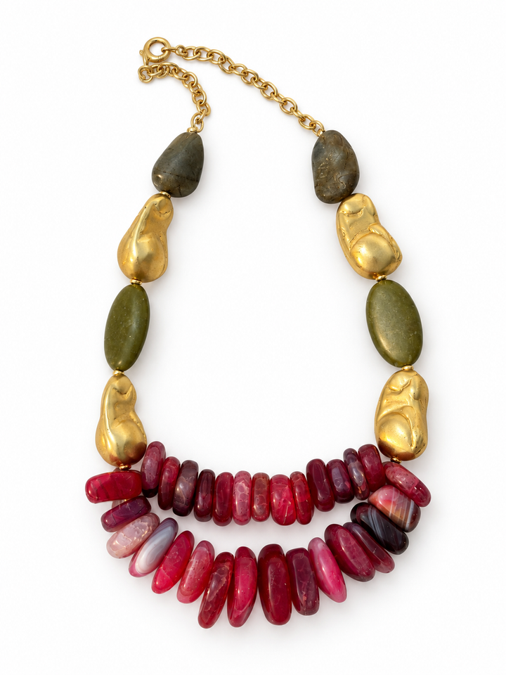 Zaytoun & Roman Necklace | عقد الزيتون والرمان