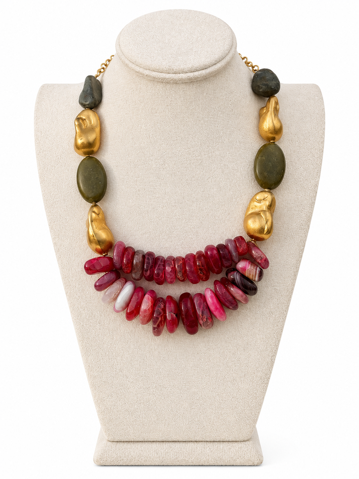 Zaytoun & Roman Necklace | عقد الزيتون والرمان