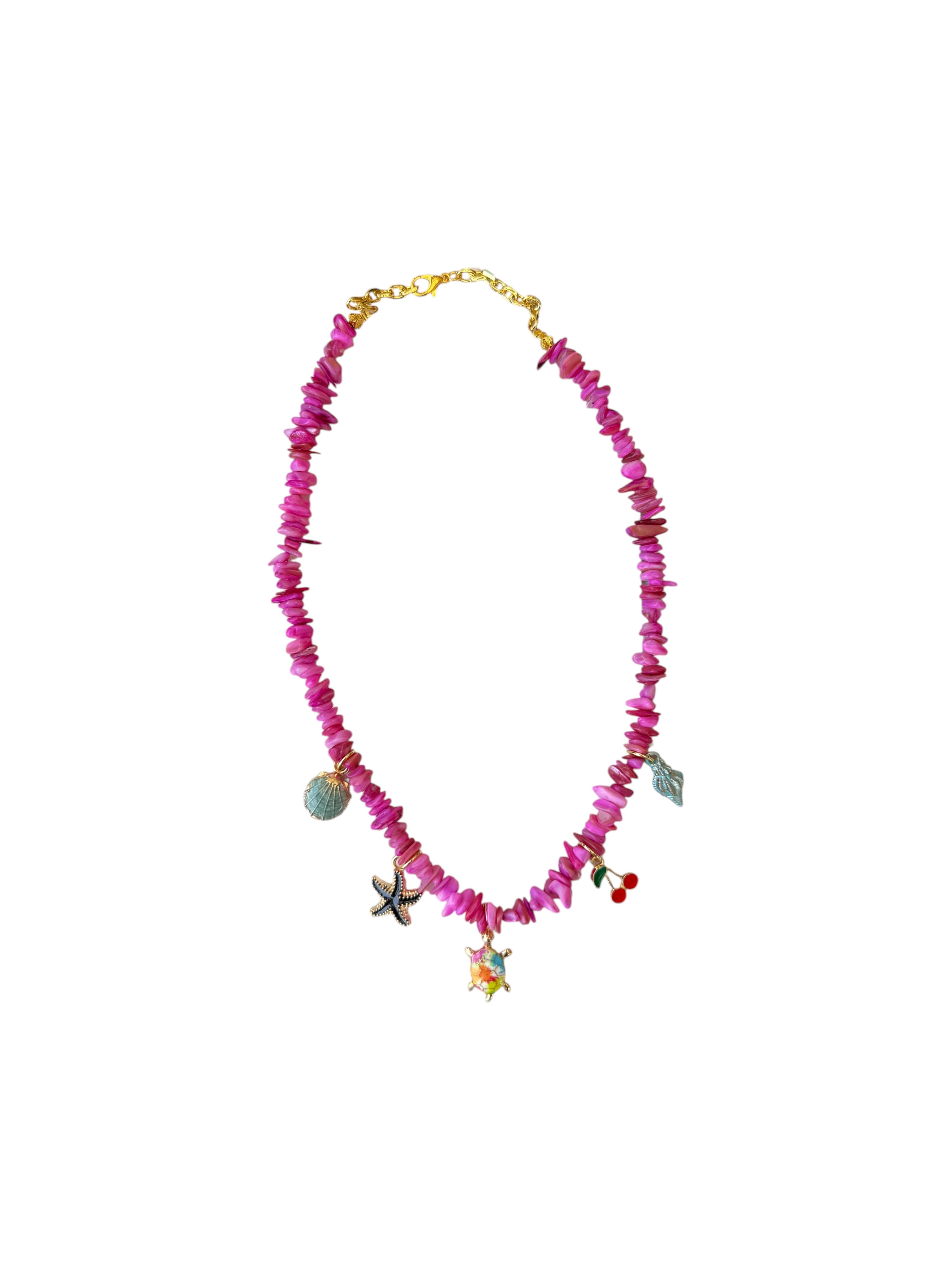 Pink Summer Charms Necklace I