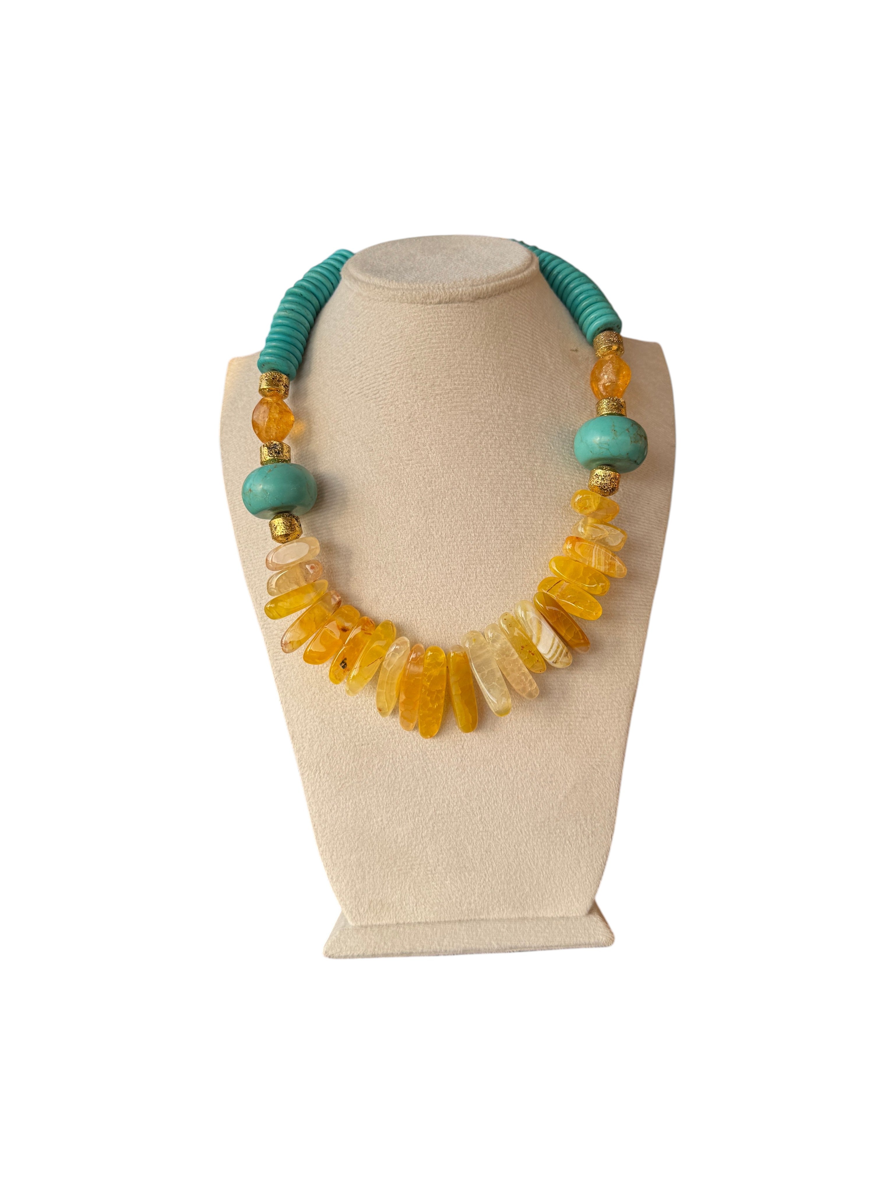 Turquoise Sun Necklace