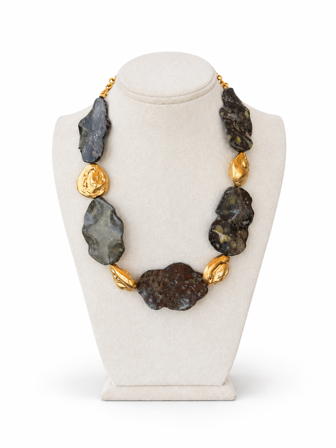 Black & Golden Terra Necklace