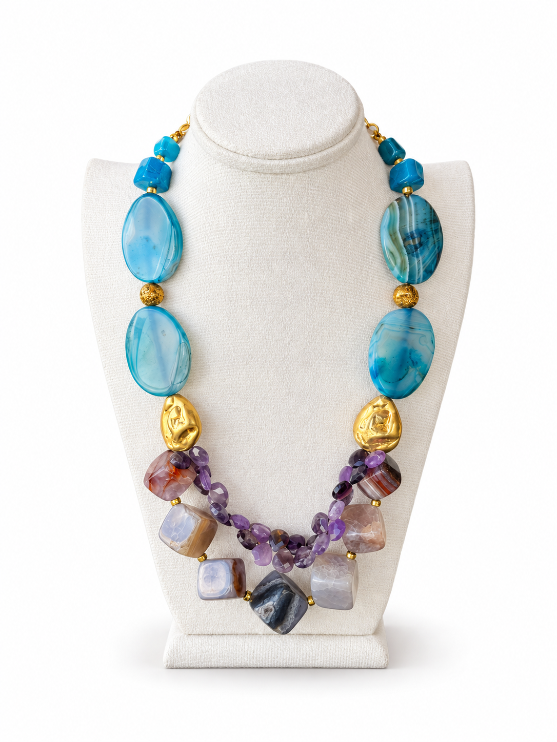 Blue & Purple Elementa Necklace