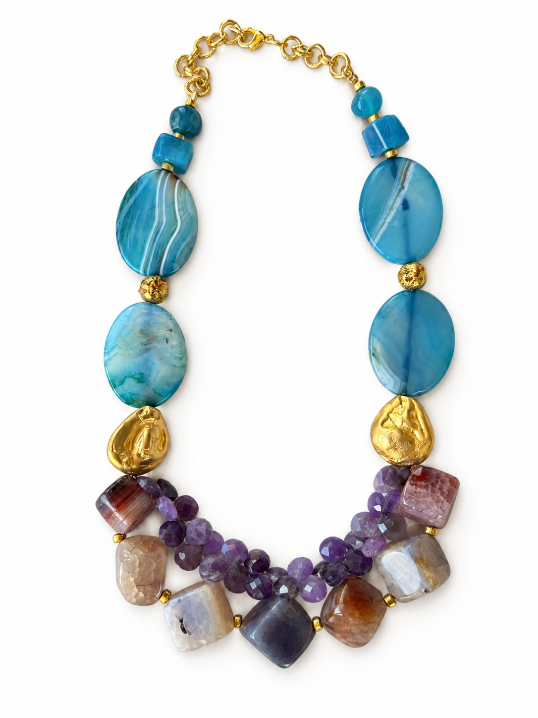Blue & Purple Elementa Necklace