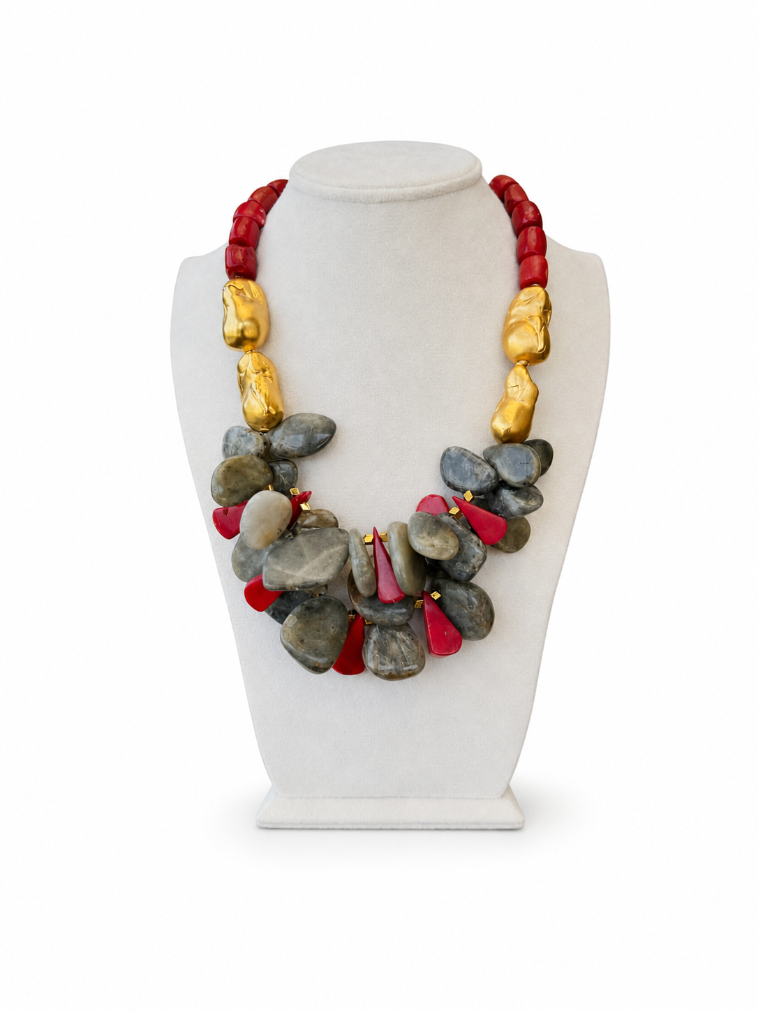 Golden Coral Necklace