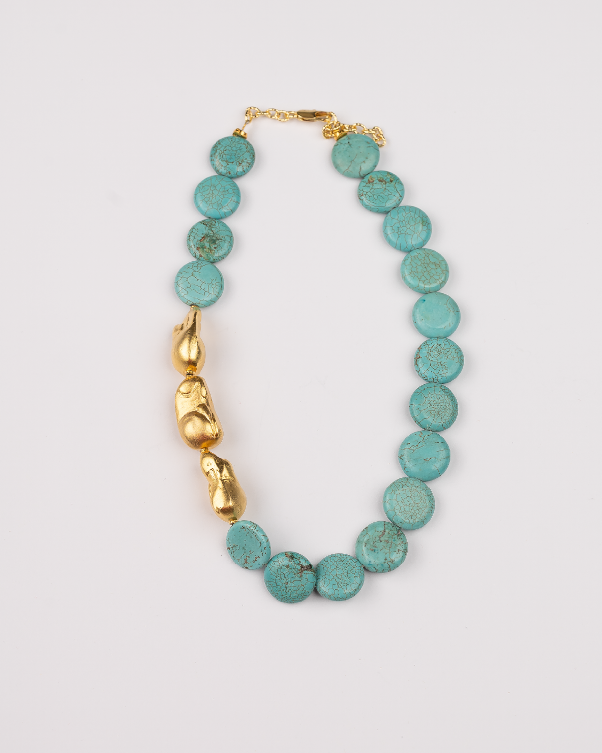 Golden Turqouise Necklace