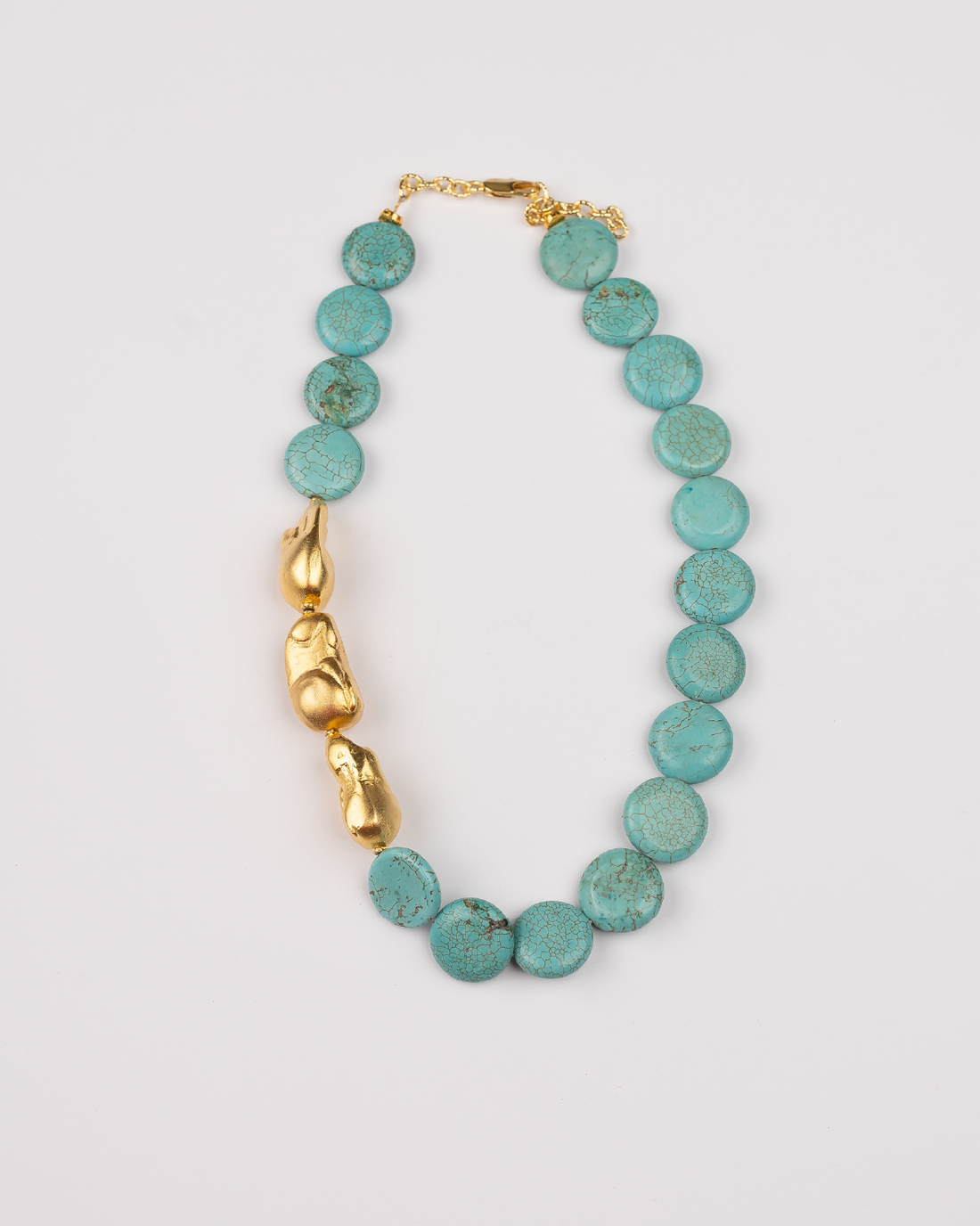 Golden Turqouise Necklace
