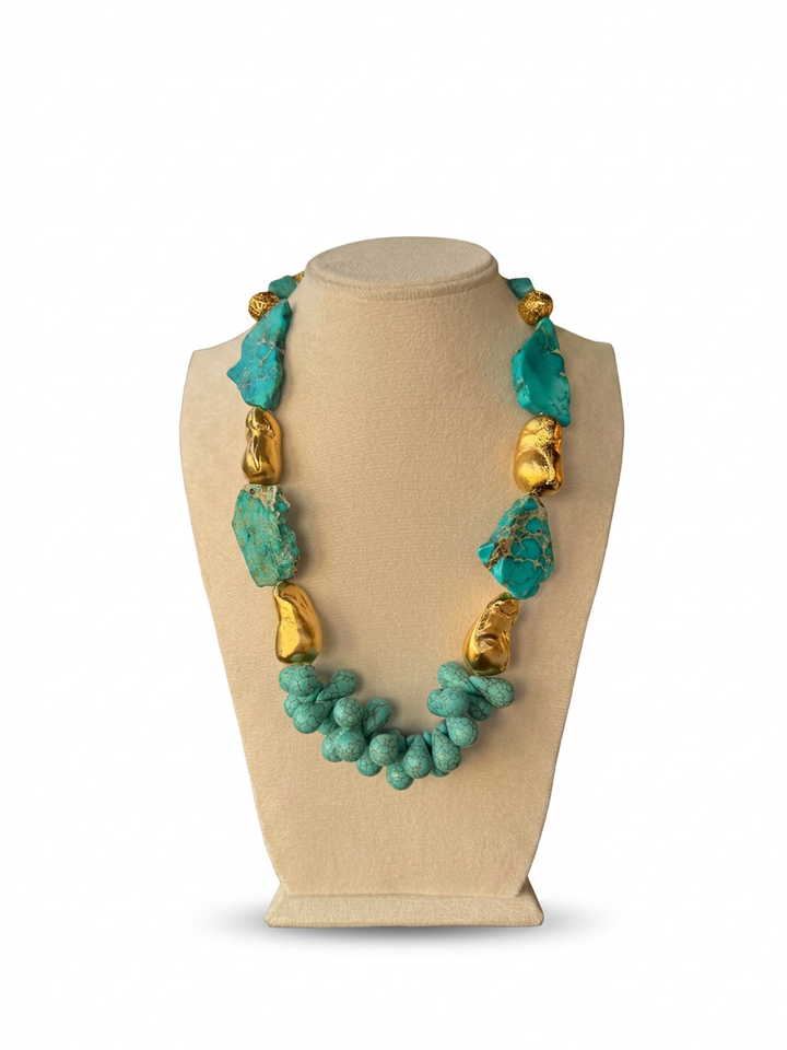 Golden Azur Terra Necklace