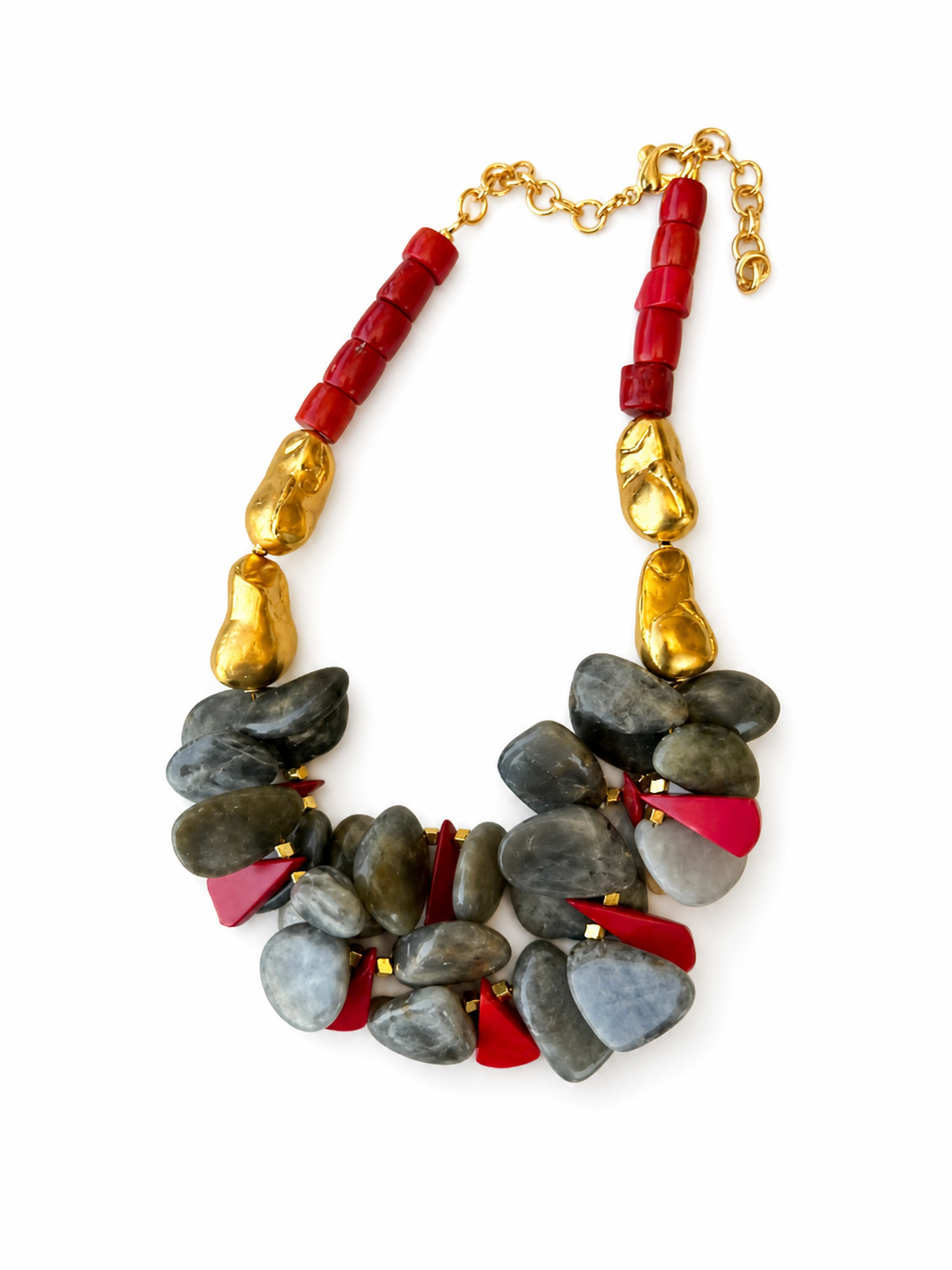Golden Coral Necklace